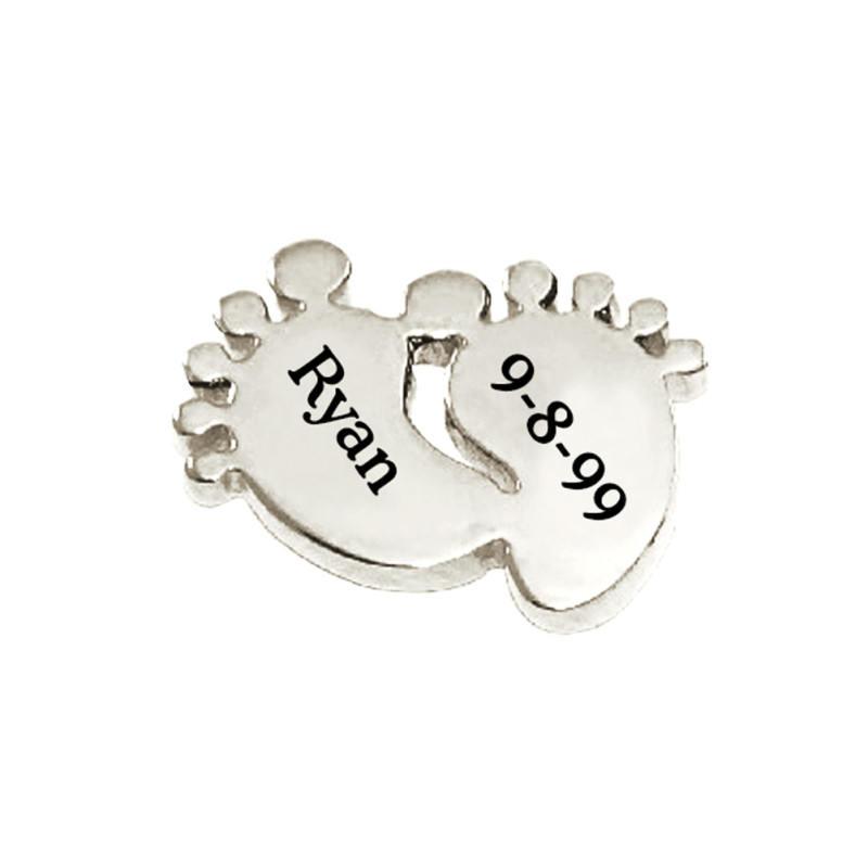 Personalised Feet Charm Dream Locket charm