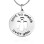 Personalised Guardian Angel Necklace 2 - Sterling Silver