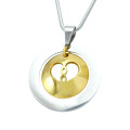 Two-Tone Infinity Dome Necklace Two-tone Personalised Infinity Dome Necklace