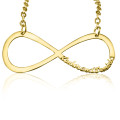 Personalised Classic Infinity Name Necklace Personalised classic infinity name necklace