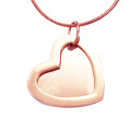 Personalised Love Forever Necklace in rose gold finish