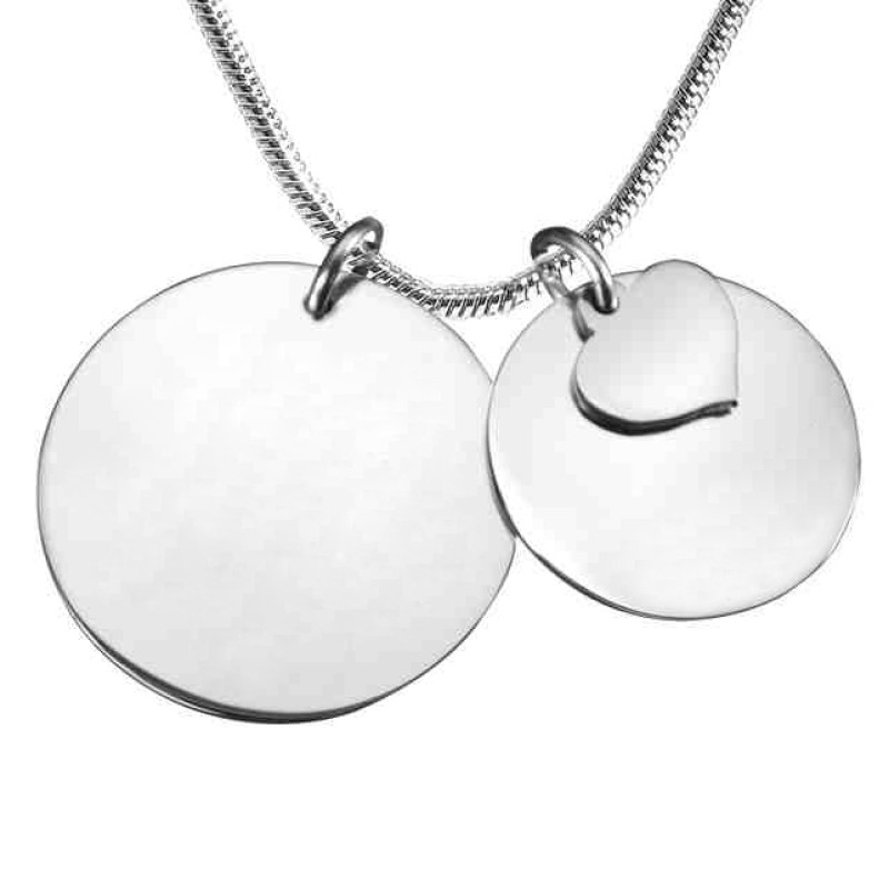 Mother Forever Silver Necklace Personalised Mother Forever Necklace in silver