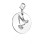 Personalised Peaceful Dove Charm