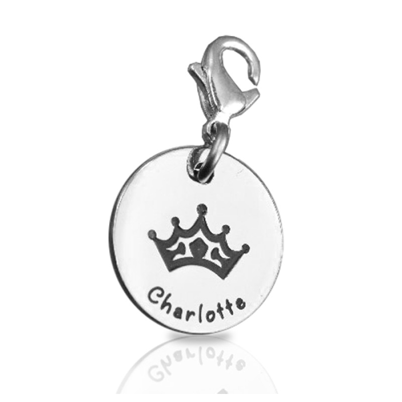 Personalised Princess Charm handcrafted to order