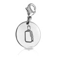 Personalised Suitcase Charm B handmade jewellery charm