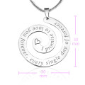 Promise Swirl pendant measurement image
