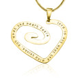 Personalised Love Heart Necklace Personalised Love Heart Necklace product image