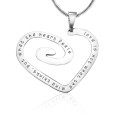 Limited Edition Ohana Love Heart Necklace Ohana love heart necklace in silver