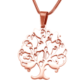 Personalised Tree of My Life Necklace Personalised Tree of My Life family tree pendant necklace
