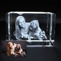 Rectangular Photo Engraved Crystal Rectangular crystal with photo engraving