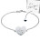 Engraved Handwriting Bracelet - Heart Shaped