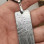 Silver Tipped Meteorite Necklace