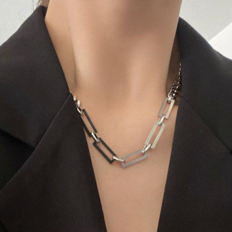 Adjustable Link Cuban Chain Necklace Adjustable link Cuban chain necklace with an extended chain