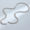Sterling silver Cuban link chain necklace