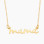 Mama Nameplate Necklace Sterling Silver or Gold