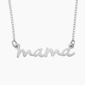 Personalised Mama nameplate necklace
