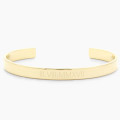 Roman numeral cuff bracelet bangle with personalised date engraving