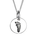 Round Charm Pendant Necklace Round charm pendant necklace