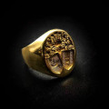 Personalised family crest signet ring product image