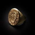 Personalised family crest signet ring product image