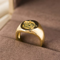 Personalised family crest signet ring product image