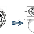Personalised family crest signet ring product image