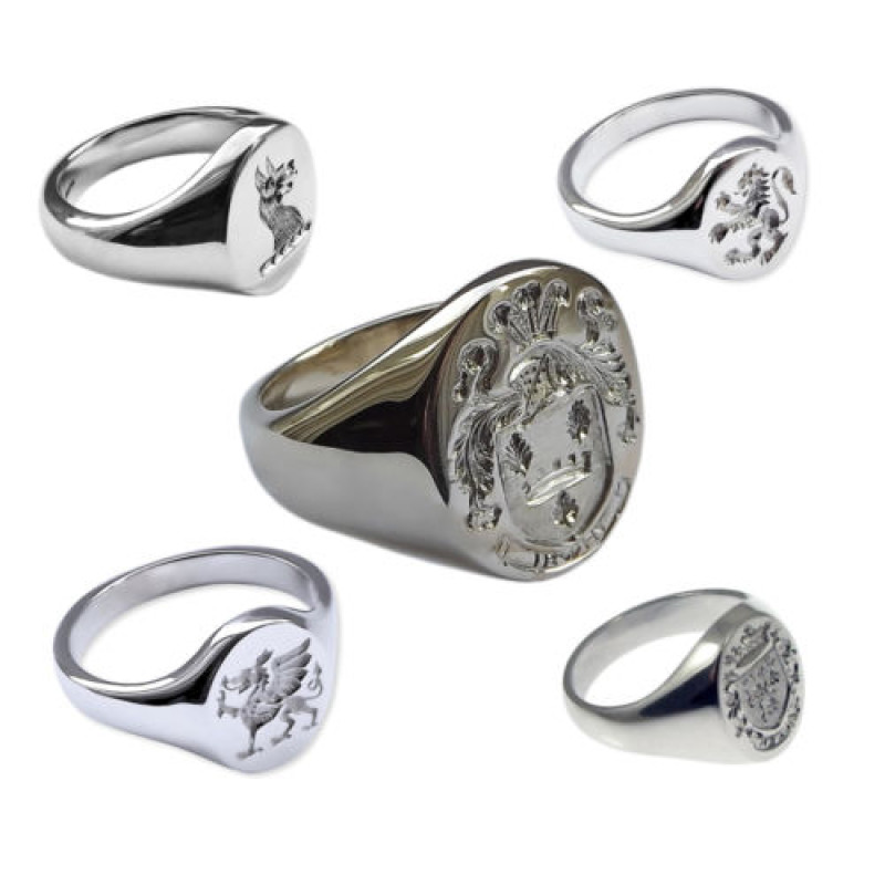 Custom Family Crest Signet Ring Custom family crest signet ring for personalised engraving