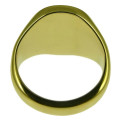 Custom family crest signet ring for engraved coat of arms design