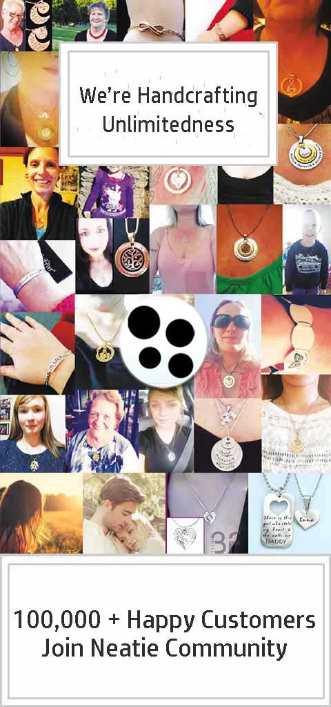 Find out all Neatie's personalised jewellery 