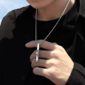Long Man Silver Pendant Detail Long Man Silver Pendant product detail image