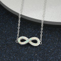 White Opal Infinity Bracelet in Sterling Silver White opal infinity bracelet with personalised engraving in sterling silver