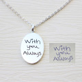 Oval Fingerprint Pendant Oval fingerprint pendant gallery image