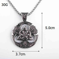 Viking Symbol Celtic Knot Necklace for Men Viking symbol Ireland Celtic knot necklace for men