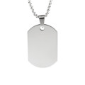 Inked Fingerprint Dog Tag Necklace product view