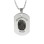 Inked Fingerprint Dog Tag Necklace