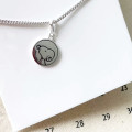 Custom Cartoon Character Engraved Pendant Necklace Custom cartoon character engraved sterling silver pendant necklace