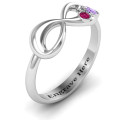 Now and Forever Infinity Ring Detail Now and Forever Infinity Ring detail view