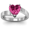 Passion Large Heart Solitaire Ring Passion Large Heart Solitaire Ring product view