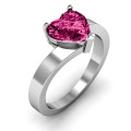 Passion Large Heart Solitaire Ring Passion Large Heart Solitaire Ring product view