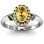  Royal Bezel Set Oval Cluster Ring