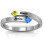  Soleil Tipped Bypass Ring