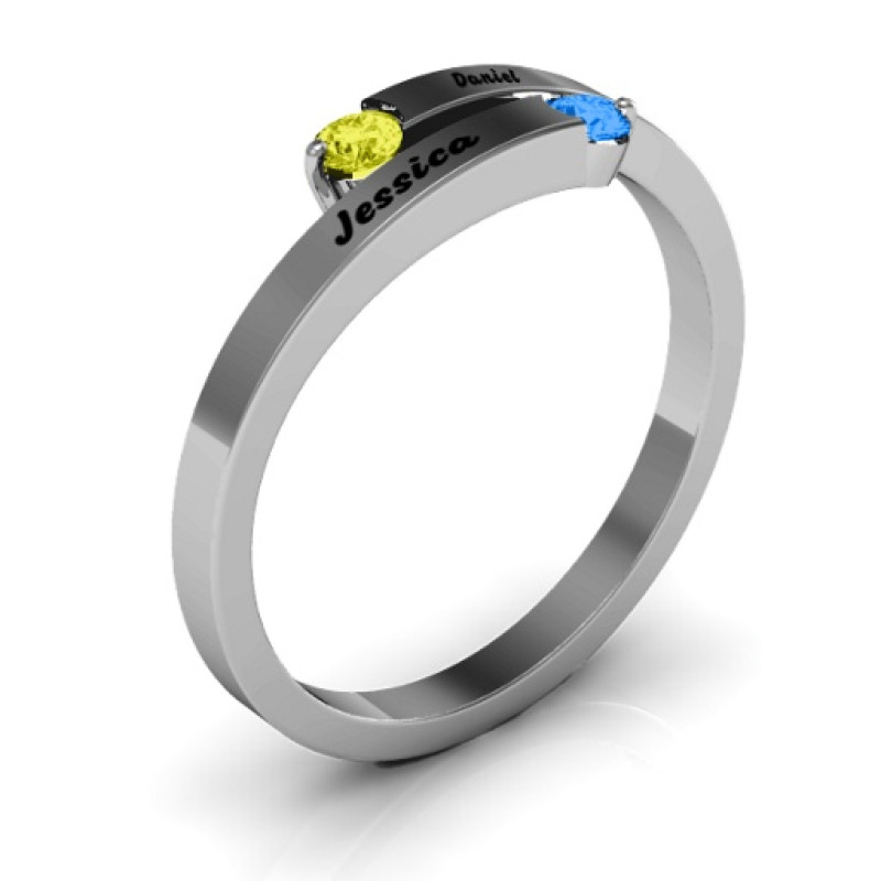 Soleil Tipped Bypass Ring Soleil Tipped Bypass Ring product image