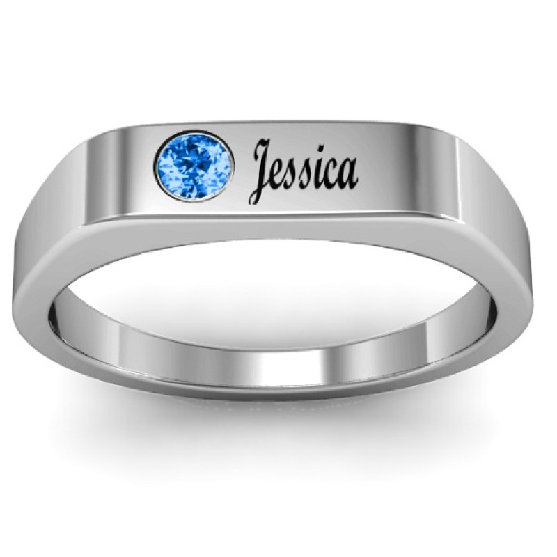 Soliloquy Stone and Name Ring Soliloquy stone and name ring