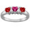 2-5 Hearts Ring