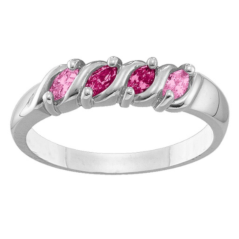 2–6 Marquise S-Curve Ring 2–6 Marquise S-Curve Ring with marquise stone setting
