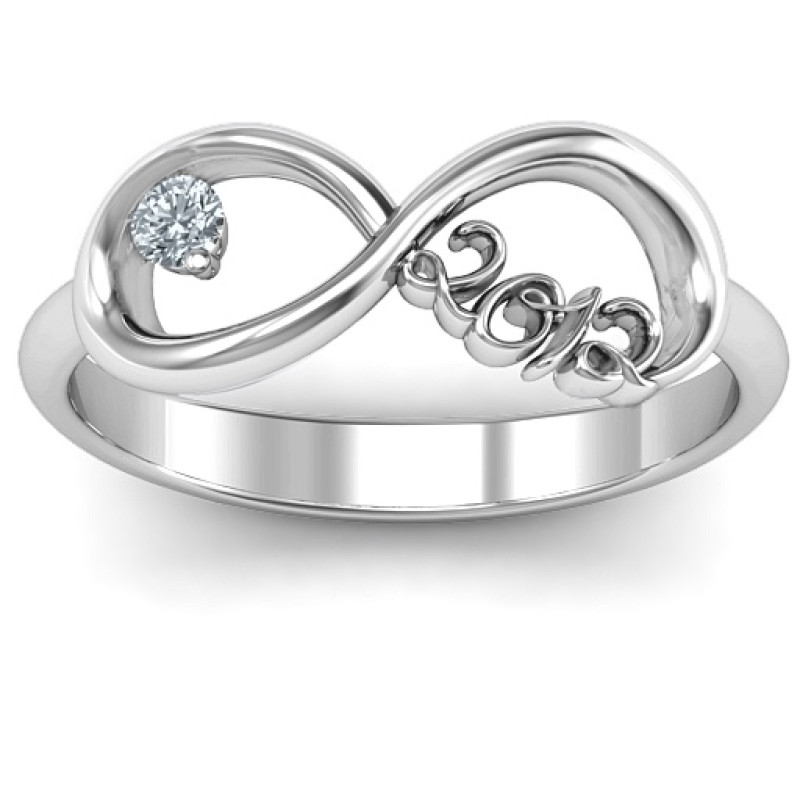 2012 Graduation Infinity Ring 2012 infinity ring with graduation year detail