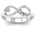 2014 Infinity Graduation Ring 2014 Infinity Ring with a round main stone