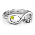 2015 Infinity Graduation Ring 2015 infinity graduation ring with round stone