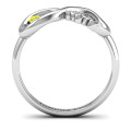 2015 Infinity Ring with Round Stone 2015 infinity ring with round stone