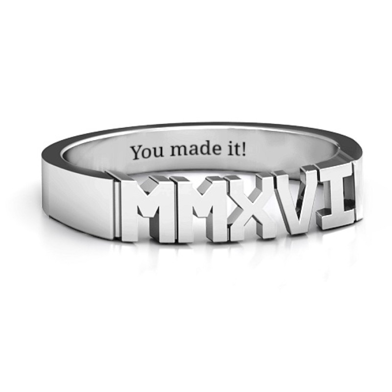 2016 Roman Numeral Graduation Ring 2016 Roman numeral graduation ring